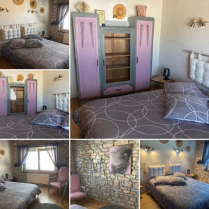 Maison Chemin Faisant - Chambre Rose pour 2 personnes
